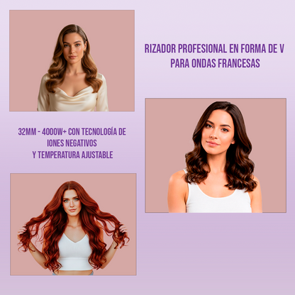 Rizador de pelo para ondas profundas