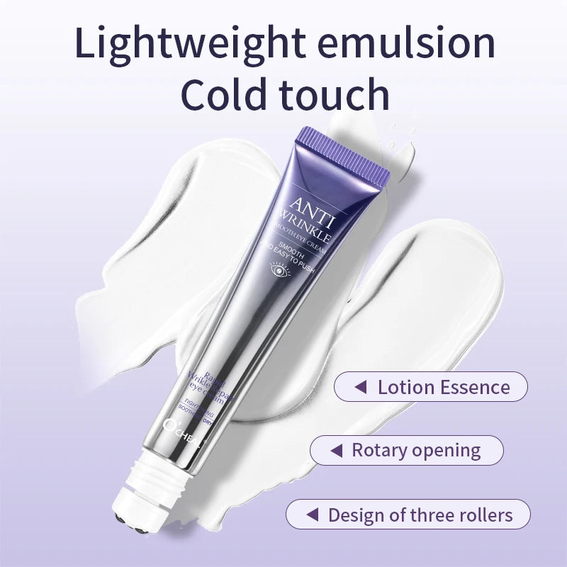 Hyaluronic Acid Eye Roller Cream | Dark Circles, Puffiness & Anti-Aging Treatment