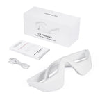 3D EMS Eye Massager with Heat & Red Light Therapy – Dark Circles & Puffiness Relief